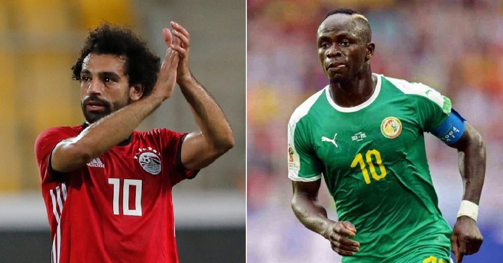 Salah, dolo do Egito, e Man, dolo de Senegal: apenas um dos dois vai para a Copa do Mundo  Foto: Reuters