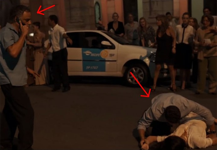 Waldir ligou para ambulância quando Beatriz foi atropelada (Foto: TV Globo)