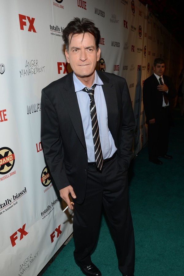 O ator Charlie Sheen, de 'Two and a Half Men' (Foto: Getty Images)