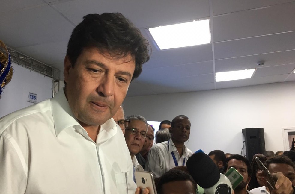 Ministro da saÃºde Luiz Henrique Mendetta â?? Foto: JoÃ£o Souza/G1