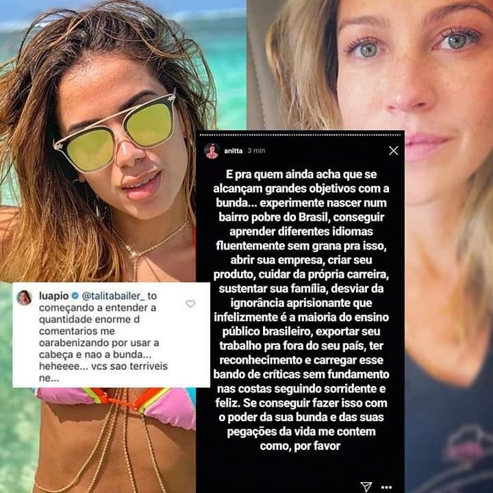 Anitta rebate comentário de Luana Piovani: 