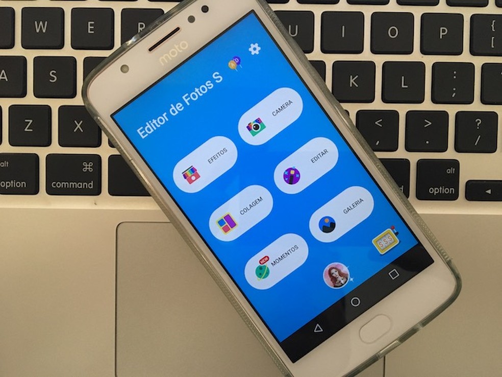 S Photo Editor oferece recursos exclusivos para quem tem Android (Foto: Reprodução/Helito Bijora)
