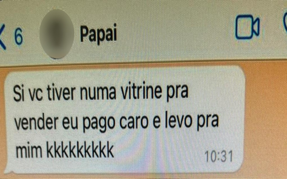 Suspeito foi presos mandar mensagens de cunho sexual as filhas — Foto: Divulgação/Polícia Civil 