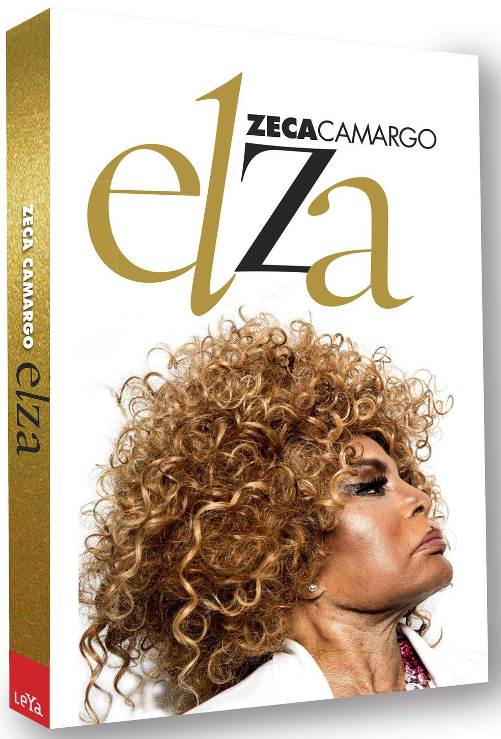 Capa do livro 'Elza', de Zeca Camargo — Foto: Arte gráfica de Victor Burton