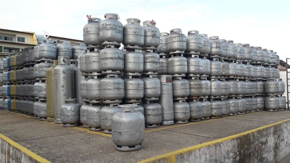 Botijão ficou mais caro na semana, diz ANP (Foto: Heloisa Guimarães/Inter TV Cabugi)