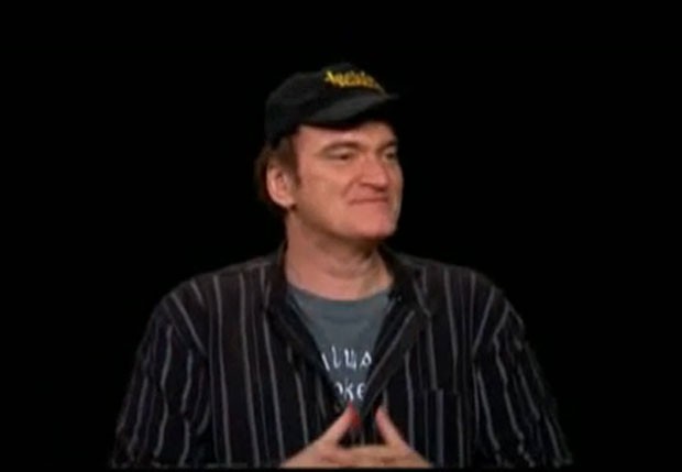 Quentin Tarantino em entrevista à Charlie Rose (Foto: Reprodução)
