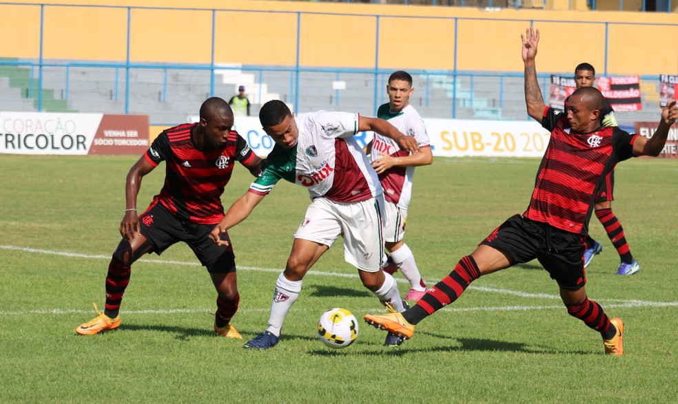 Flamengo derrotou o Fluminense-PI mais uma vez na Copa do Brasil Sub-20 — Foto: Julio Costa 