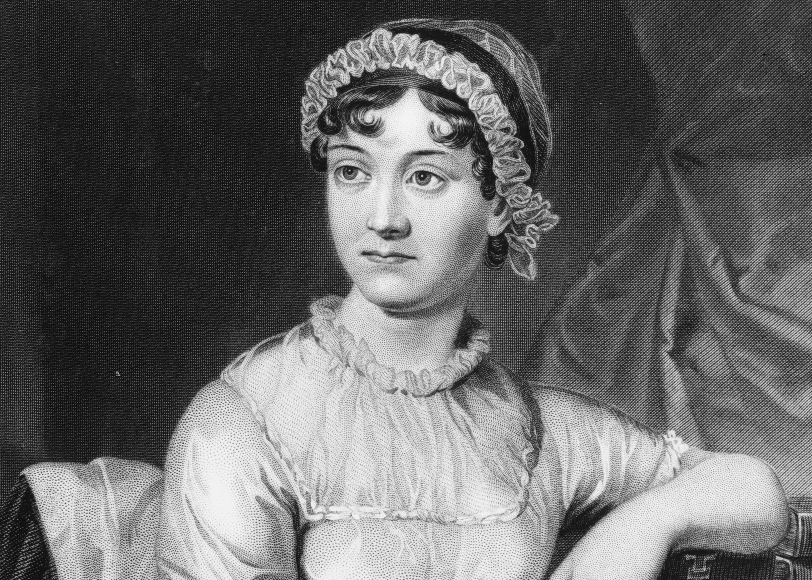 Retrato de Jane Austen feito com base em uma ilustração da irmã da escritora (Foto: Wikimedia)