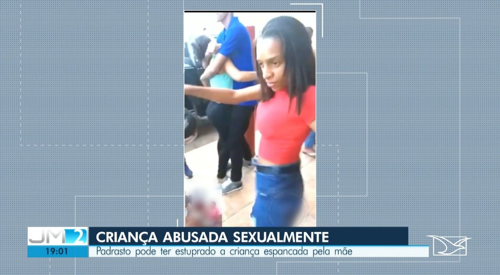 Ironilde de Sousa é suspeita de ter espancado a própria filha em Presidente Dutra, no Maranhão — Foto: Reprodução/TV Mirante