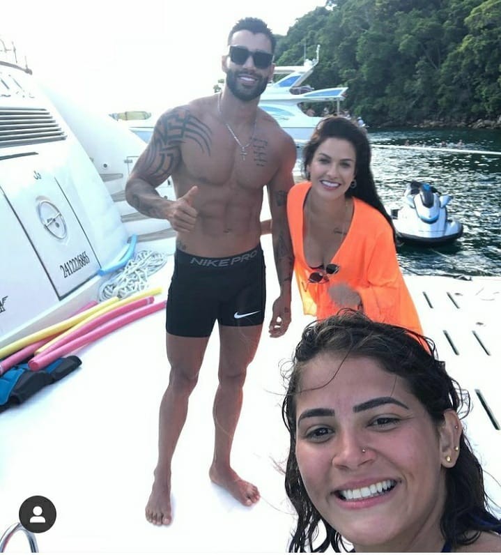 Andressa Suita e Gusttavo Lima em Angra (Foto: Reprodução/Instagram Alice de Jesus)