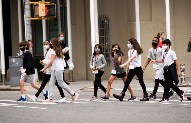 Nova York reabre as escolas que passaram 6 meses fechadas pela pandemia (Foto: Getty Images)