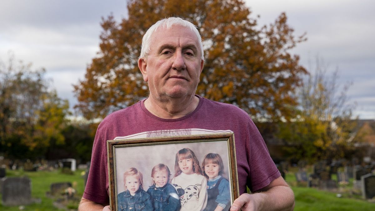 O pai de luto, Michael Tranter, está fazendo campanha para que o assassino de sua família não seja libertado em breve (Foto: Reprodução/Mirror)