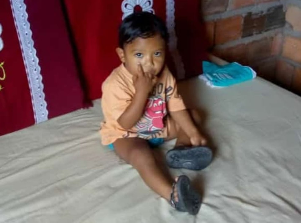 Criança de 1 ano e seis meses morreu após ser arremessada no chão — Foto: Reprodução