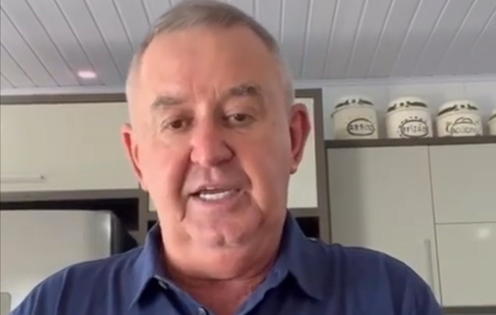 Empresário ruralista publica vídeo de retratação — Foto: Redes Sociais