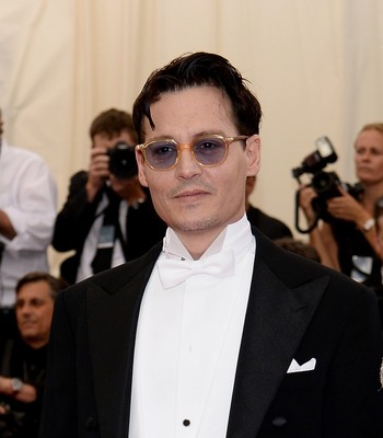 Johnny Depp no MET Gala em 05 de maio de 2014 (Foto: Getty Images)