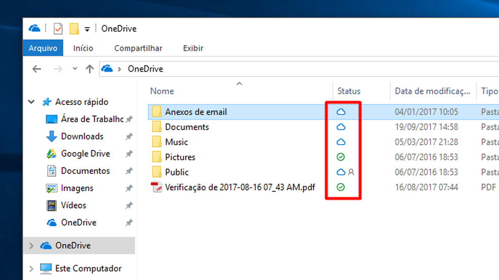 Windows 10 Tem Novo Onedrive Com Download Seletivo Saiba Usar 2002