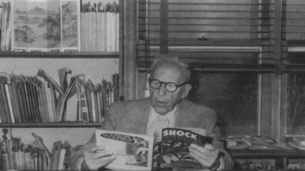 Fredric Wertham, psiquiatra alemão radicado nos EUA, foi o mais ruidoso detrator das histórias em quadrinhos nas décadas de 40 e 50 — Foto: US Library of Congress
