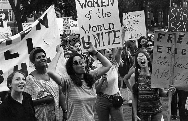 UNITED STATES - AUGUST 26:  Women's liberation movement in Washington, United States on August 26, 1970.  (Photo by Don Carl STEFFEN/Gamma-Rapho via Getty Images) (Foto: Gamma-Rapho via Getty Images)