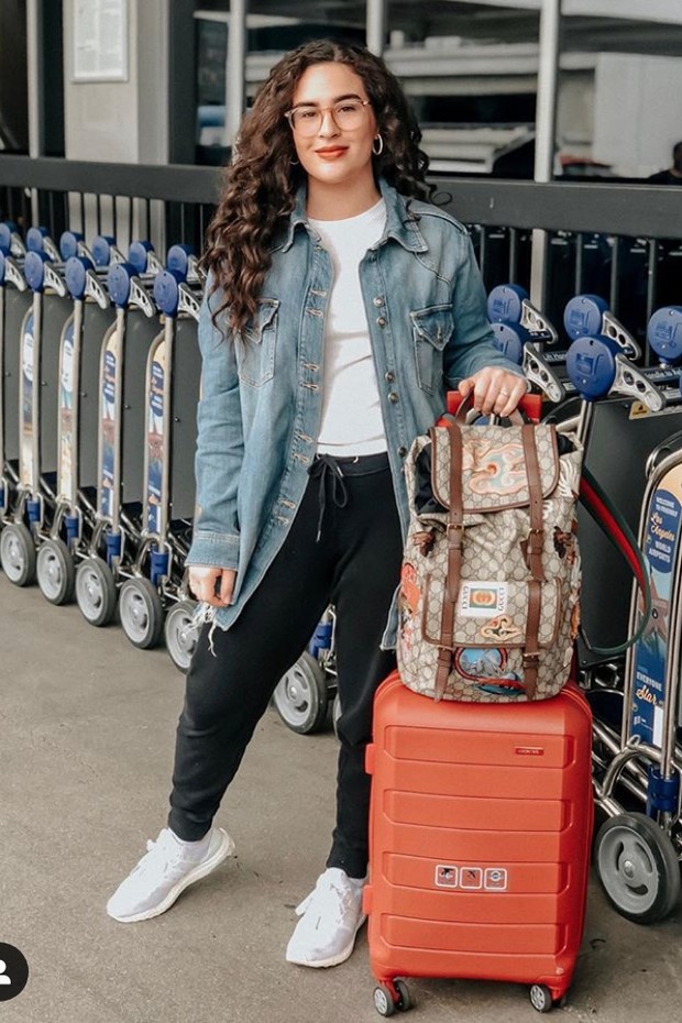Livian Aragão desembarca no Brasil para férias (Foto: Reprodução/Instagram)