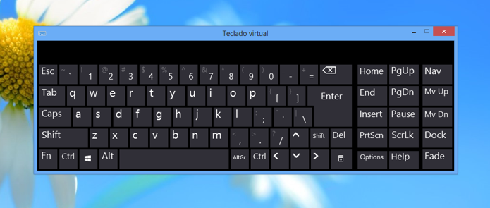 Veja como acessar o teclado virtual do Windows 8 (Foto: Reprodução/André Sugai)