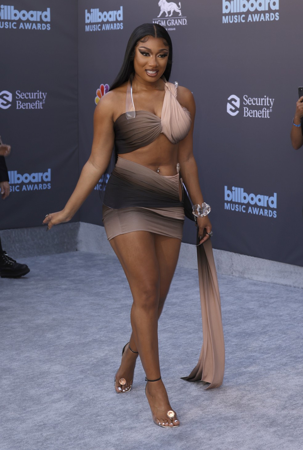 Megan Thee Stallion no Billboard Music Awards 2022 — Foto: Frazer Harrison/Getty Images