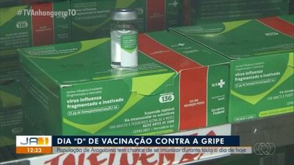 Unidades de saúde abrem no sábado (25) para o mutirão da vacina da gripe em Araguaína