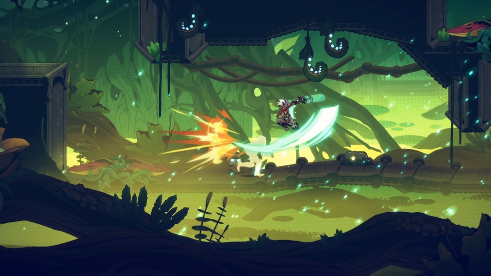 Jogo de plataforma em 2D do Ekko chegará em 2022, assim como o título que conta com Nunu e Willump no protagonismo — Foto: Divulgação/Riot Forge