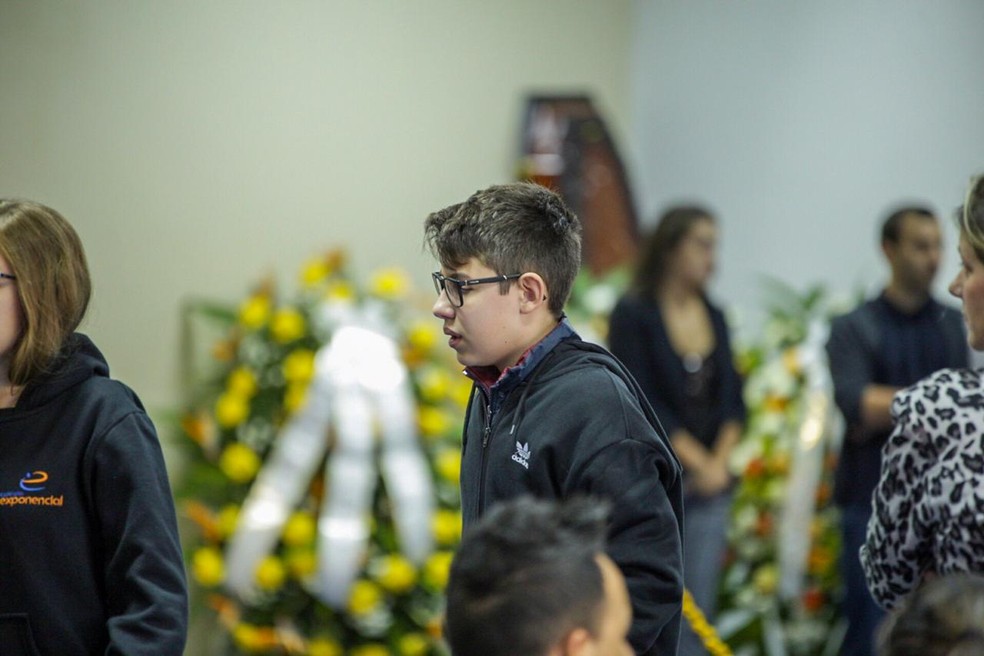 Filho de Henzel, Otávio deu suporte à família — Foto: Dinho Zanotto/Arquivo pessoal