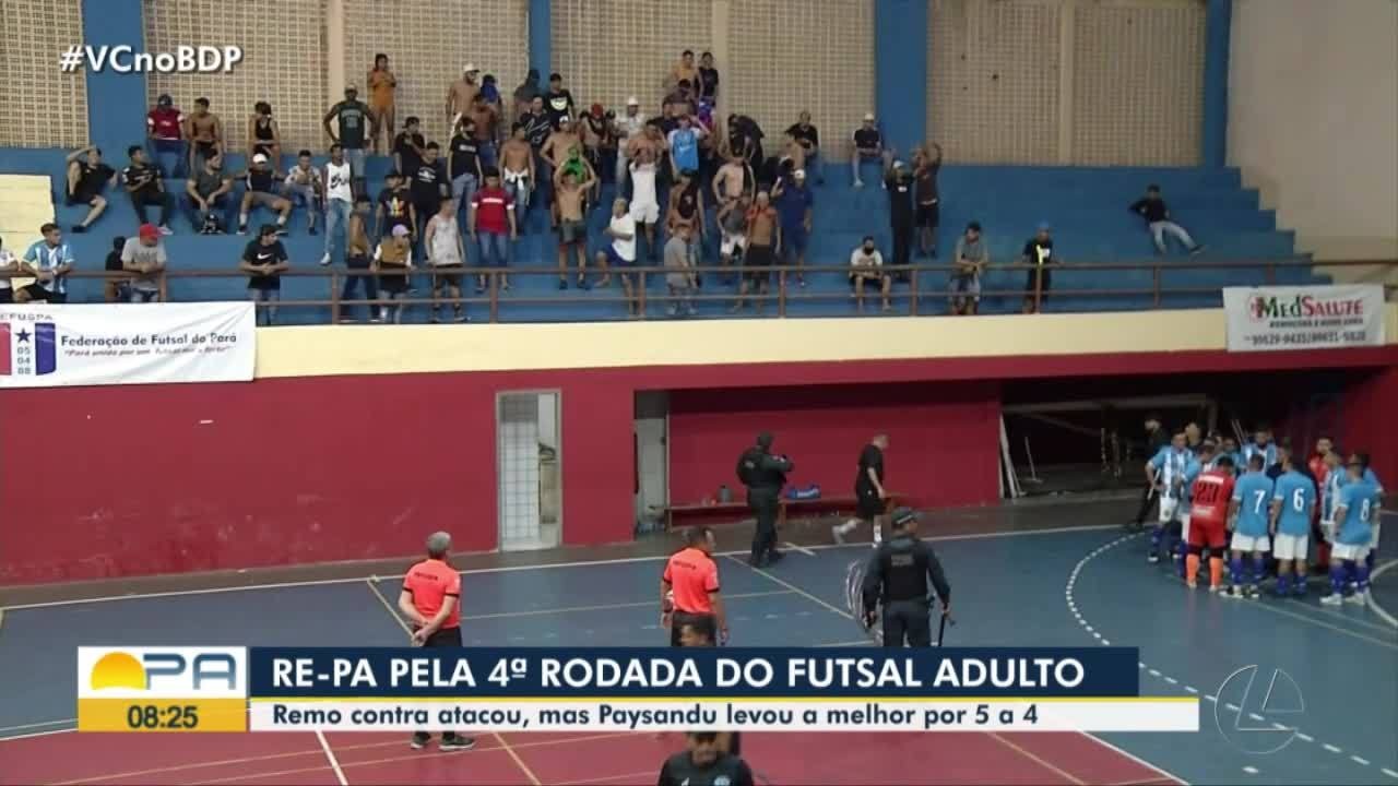 Em jogo marcado por confusão, Paysandu vence o Remo pelo Paraense de Futsal