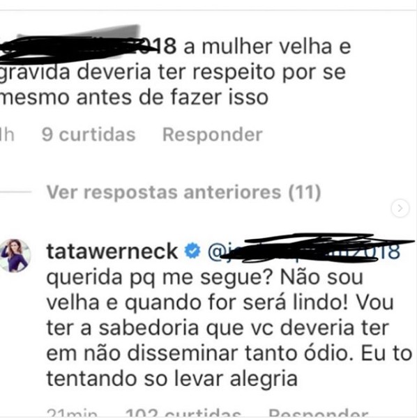 Post de Tatá (Foto: Reprodução/Instagram)