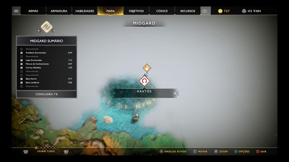 God of War: explore bastante o jogo de PS4 (Foto: Reprodução/Felipe Vinha)