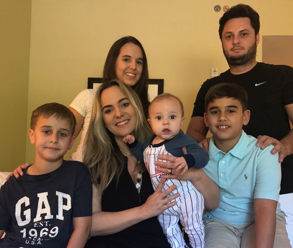 A empresária Monique Casado e a família contam como tiveram que sair da Flórida e depois da Georgia por causa do Irma (Foto: Monique Casado/Arquivo pessoal)