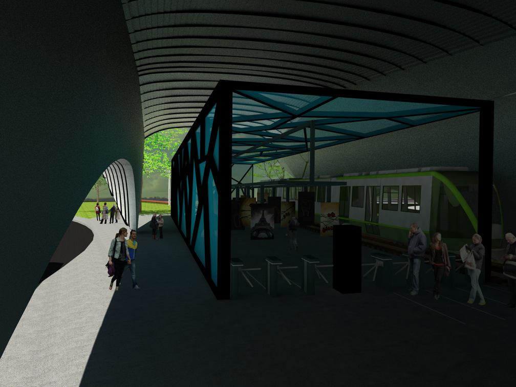 Projetos propõem a recuperação e a intervenção urbanística da ferrovia, em Presidente Prudente — Foto: Reprodução