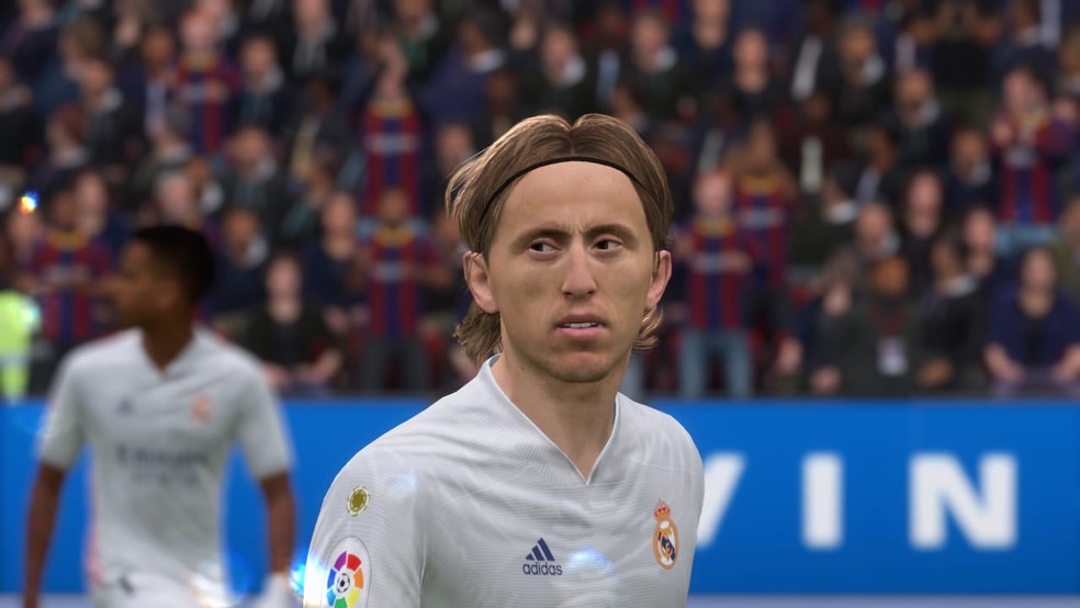 FIFA 21: Modric viveu altos e baixos na última temporada, mas ainda é um dos melhores do mundo — Foto: Reprodução/Luiz Gustavo Ribeiro