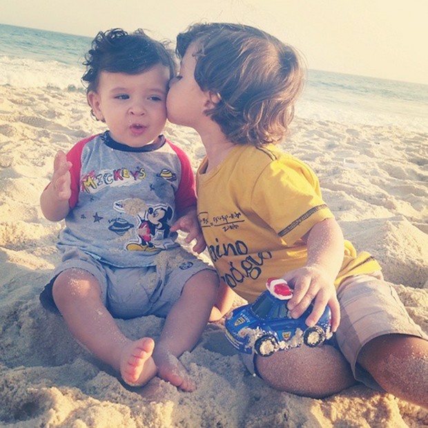 Filhos de Priscila Pires (Foto: Reprodução / Instagram)