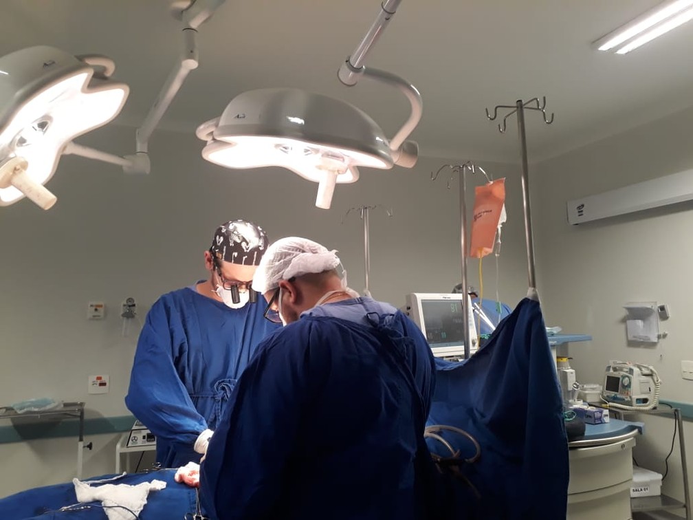 Captação de múltiplos órgãos beneficiou cinco pessoas que aguardavam por transplante — Foto: Santa Casa de Presidente Prudente