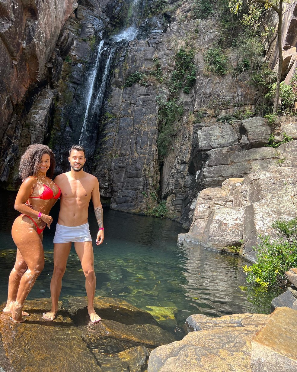 Natlia Deodato e namorado  Foto: Reproduo/Instagram