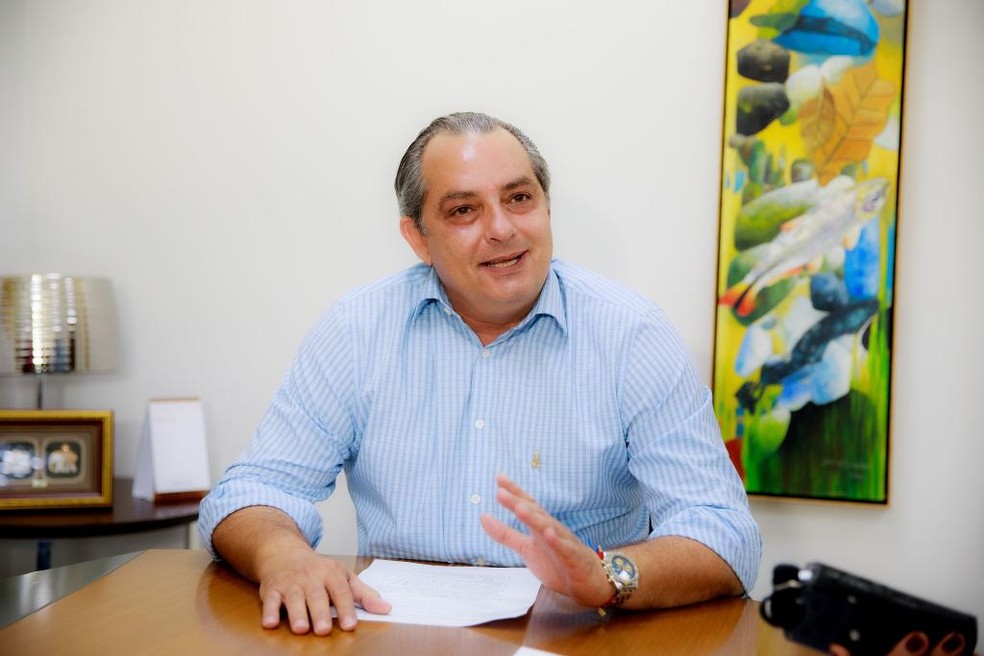 César Miranda é empossado secretário de Desenvolvimento Econômico — Foto: Marcos Vergueiro/Assessoria