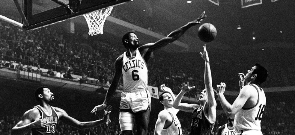 Bill Russell Boston Celtics — Foto: Reprodução / NBA.com