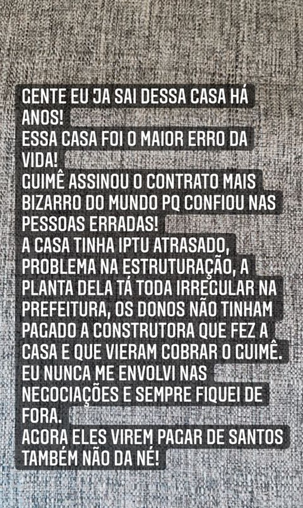 Publica&ccedil;&atilde;o de Lexa &mdash; Foto: Instagram