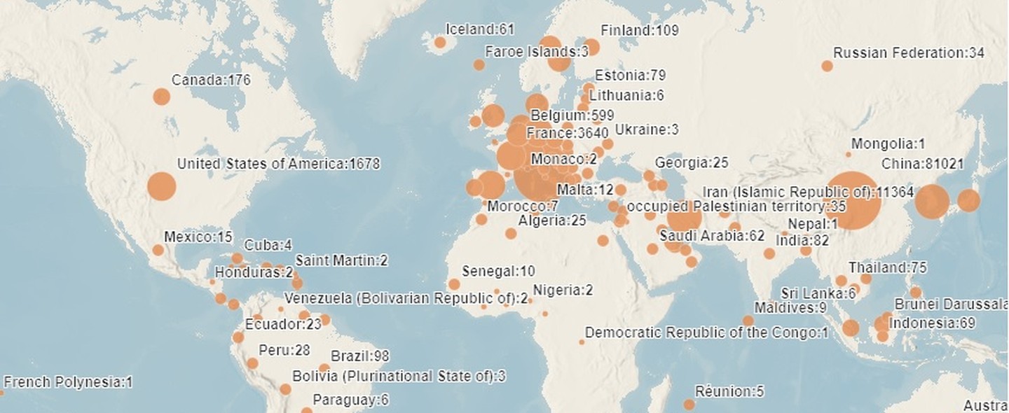 Coronavirus Pelo Mundo Mapa Atualiza Casos Em Tempo Real Revista Crescer Saude