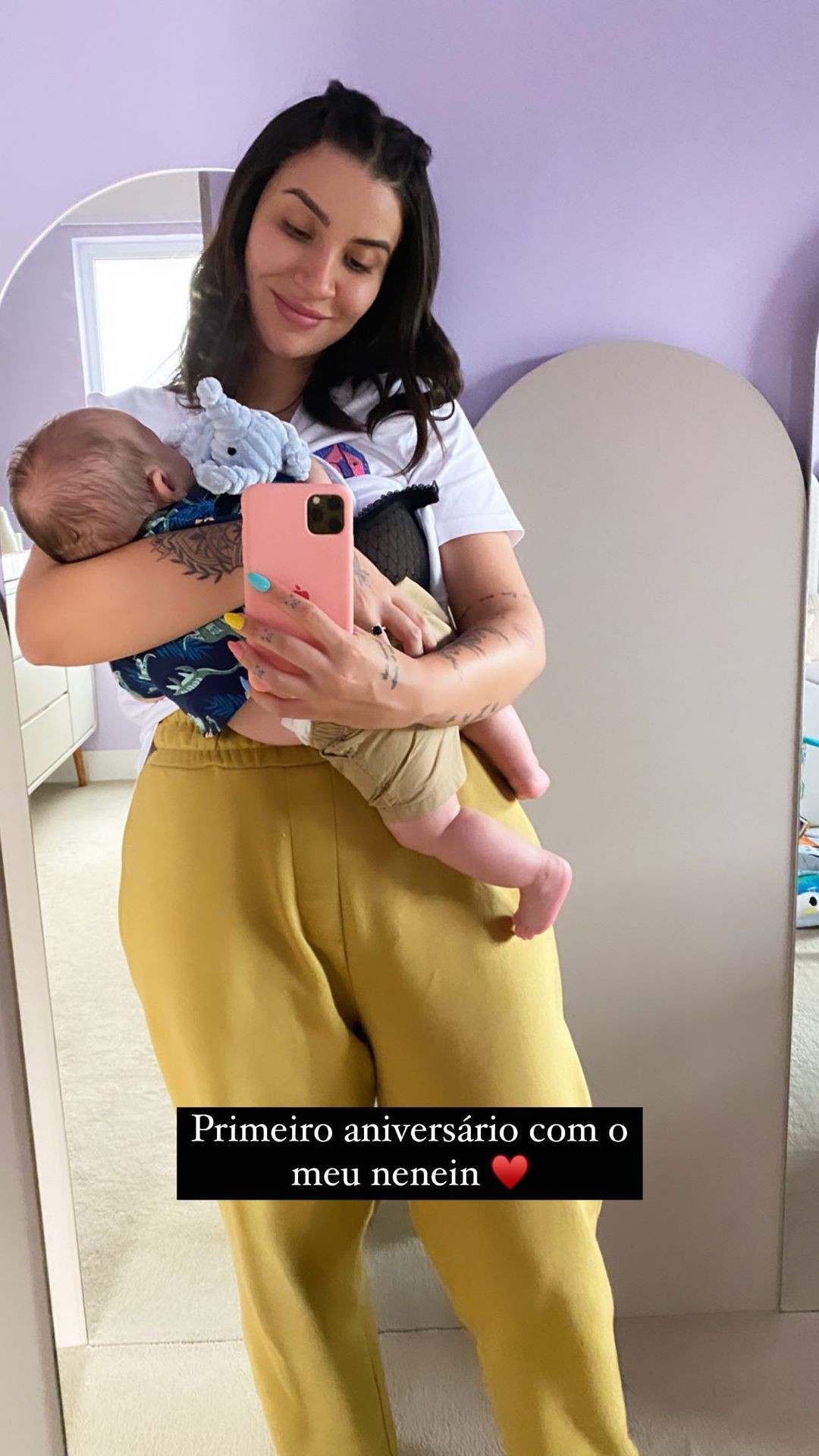 Bianca Andrade celebra três meses de Cris e fala sobre aniversário ao lado do filho (Foto: Reprodução / Instagram)