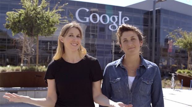 Nat e Lo: as duas funcionárias criaram uma série que mostra como é trabalhar no Google (Foto: Reprodução )