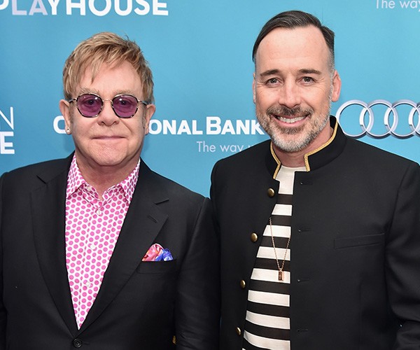 Elton John e David Furnich (Foto: Getty Images)