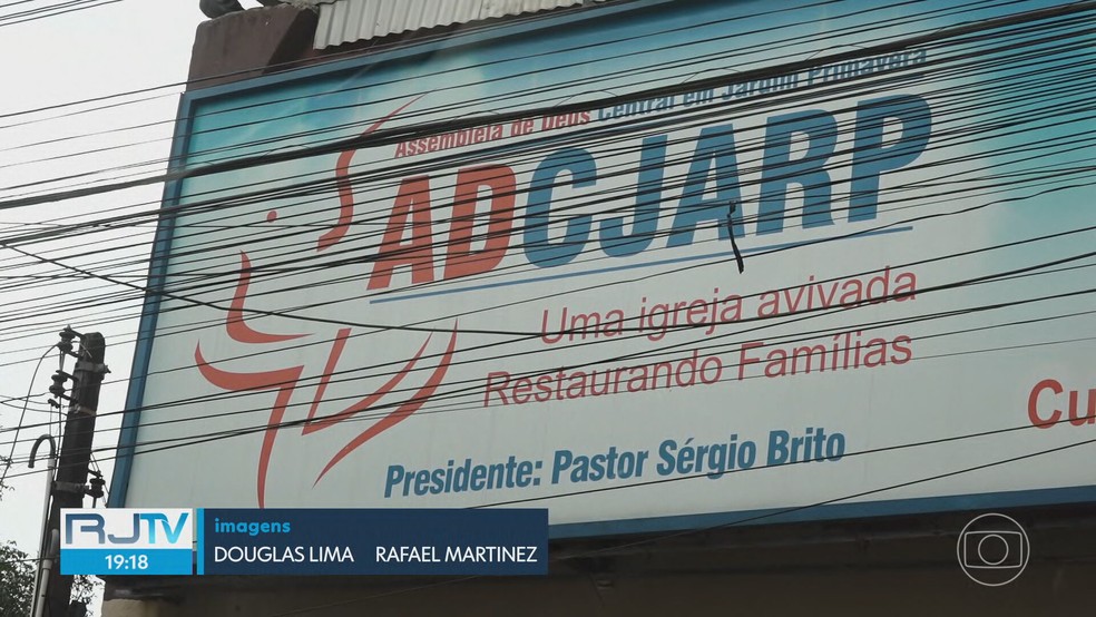 Sérgio Brito é presidente de duas unidades da igreja Assembleia de Deus, em Duque de Caxias e em Magé (foto) — Foto: Reprodução TV Globo