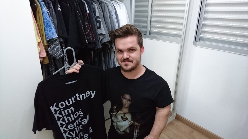 Mateus expõe seu interesse pela moda e universo fashion nas rede sociais (Foto: Tiago de Moraes / G1 )