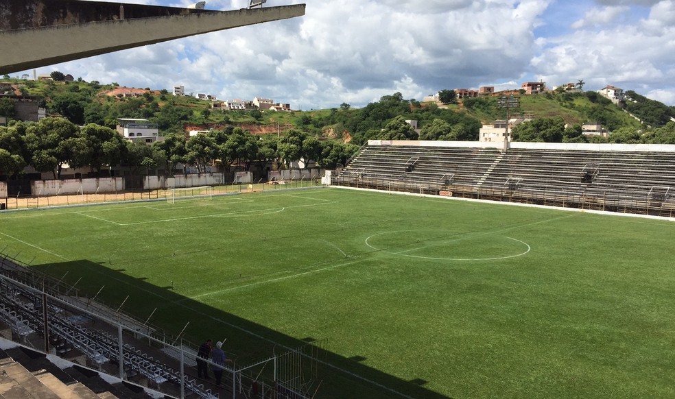 Estádio Mamudão recebe o duelo nesta quarta-feira (Foto: GloboEsporte.com)