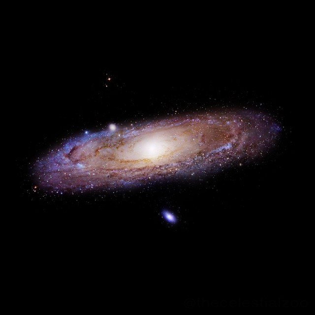 Galáxia de Andrômeda (Foto: Pablo Carlos Budassi via Wikimedia Commons)