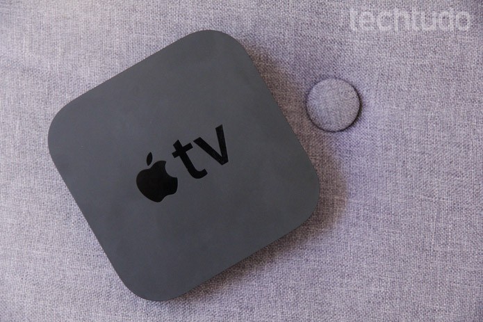 Apple TV traz uma maior gama de entretenimento para sua TV (Foto: Luciana Maline/TechTudo) (Foto: Apple TV traz uma maior gama de entretenimento para sua TV (Foto: Luciana Maline/TechTudo))