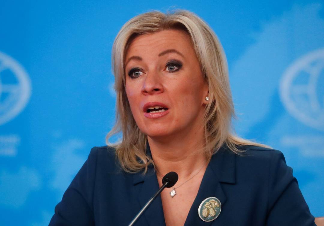 A porta-voz do Ministério das Relações Exteriores da Rússia, Maria Zakharova